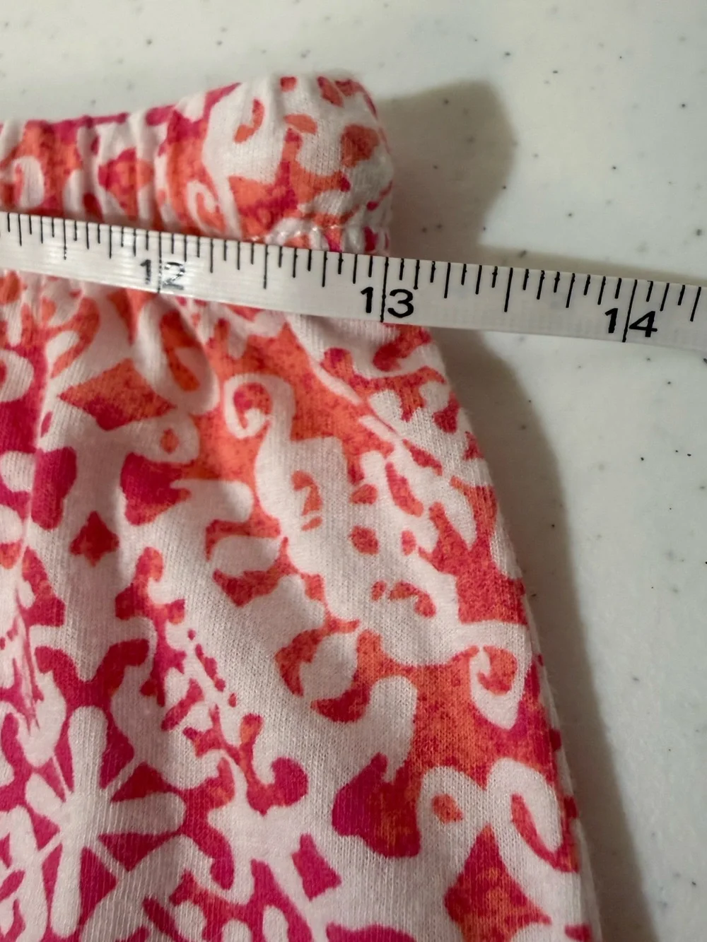 Lauren Ralph Lauren Pajama Set XS Pink Floral Button Front Capri PJs Sleepwear